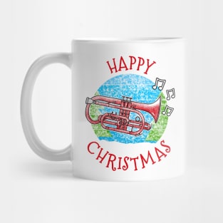 Christmas Cornet Player Brass Musician Xmas 2022 Mug